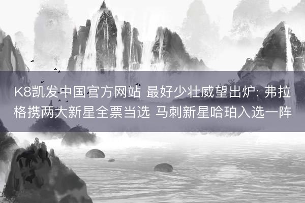 K8凯发中国官方网站 最好少壮威望出炉: 弗拉格携两大新星全票当选 马刺新星哈珀入选一阵